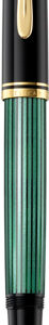 Pelikan SOUVERÄN® SCHWARZ-GRÜN KOLBENFÜLLHALTER M 400