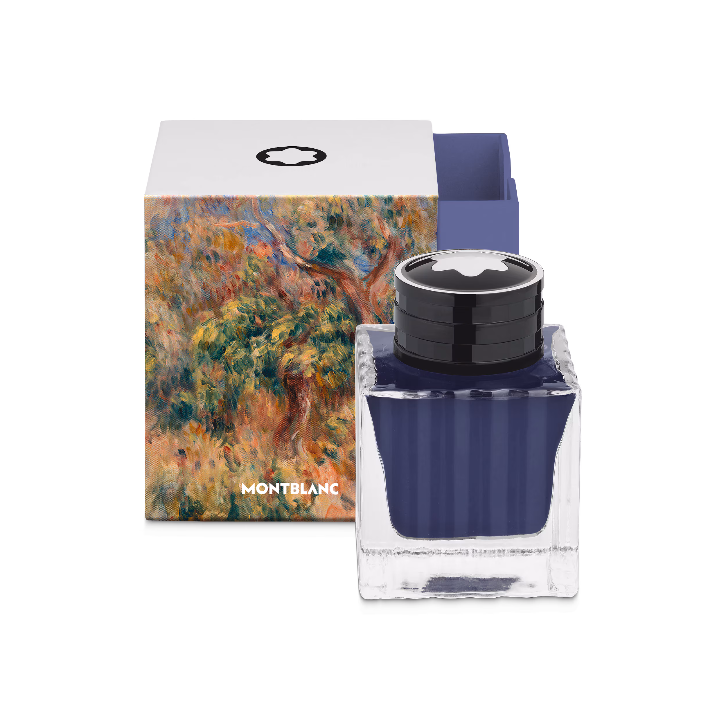 Montblanc Renoir – Bleu Outremer 50 ml – Tintenfass mit Verpackung