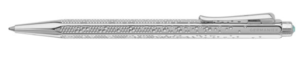 Set ECRIDOR™ GERMANIER Kugelschreiber Platiniert und Lederetui – Sonderedition – Bild 2