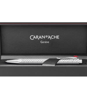 Kugelschreiber Ecridor™ Damier Silbergrau