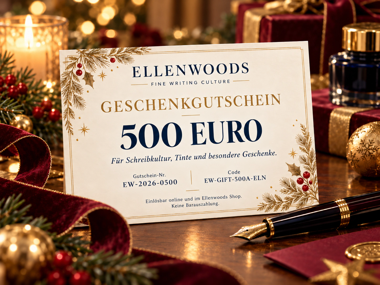 Ellenwoods Geschenkgutschein 500 Euro