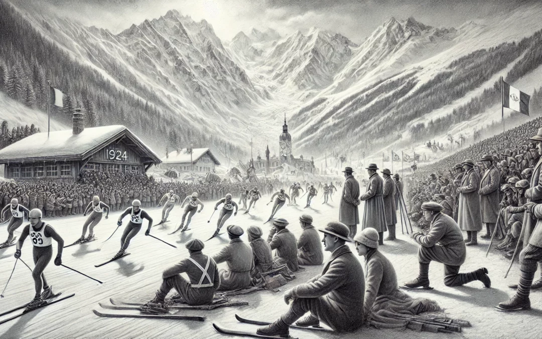 Winterspiele 1924 in Chamonix