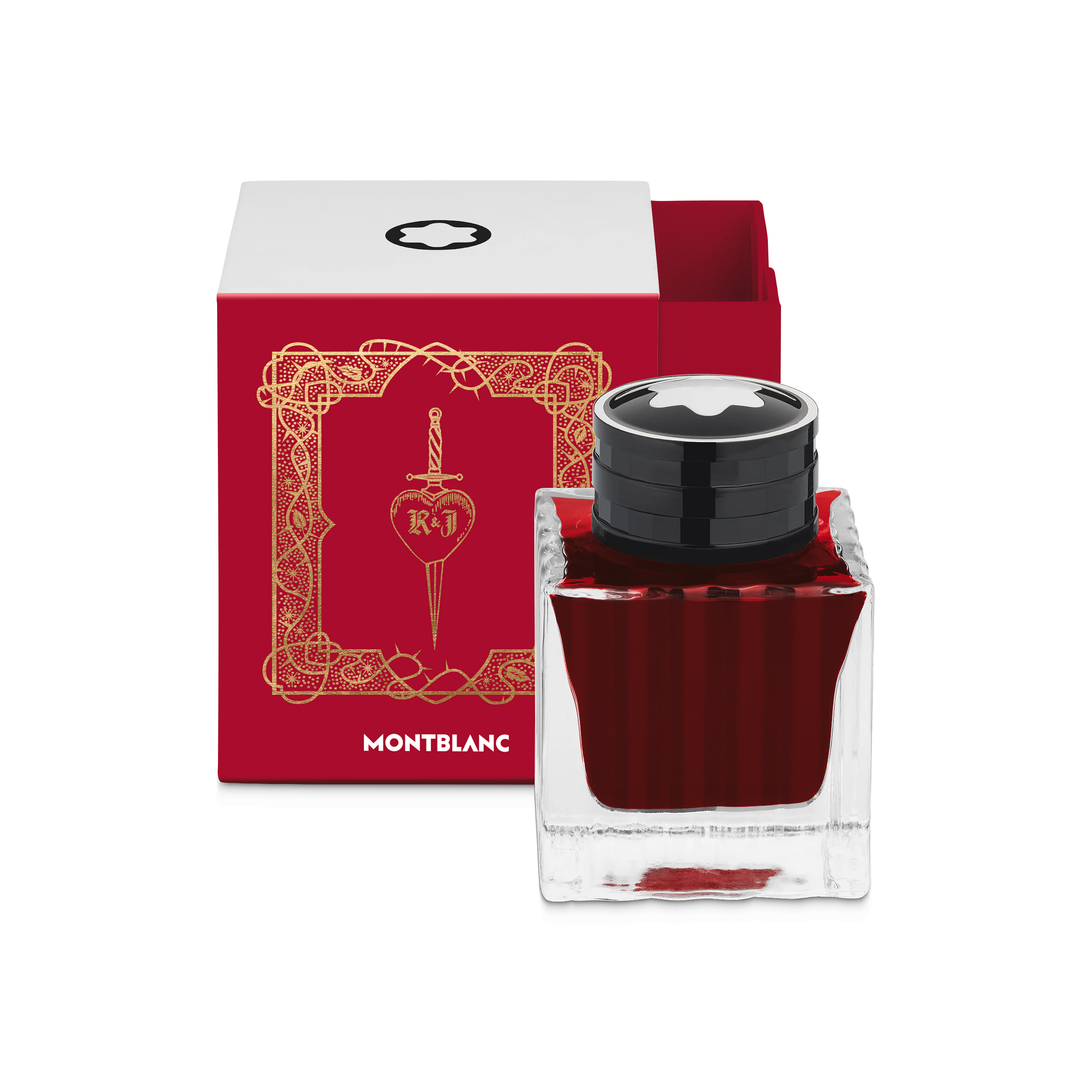 Montblanc Romeo & Juliet – Verona-Rot 50 ml – Tintenfass mit Verpackung