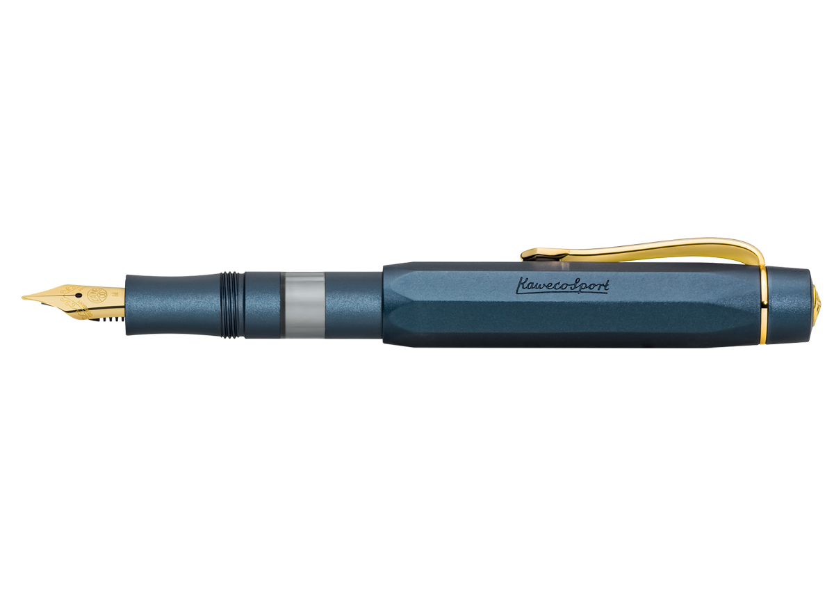 Kaweco PISTON SPORT AL Navy/Gold