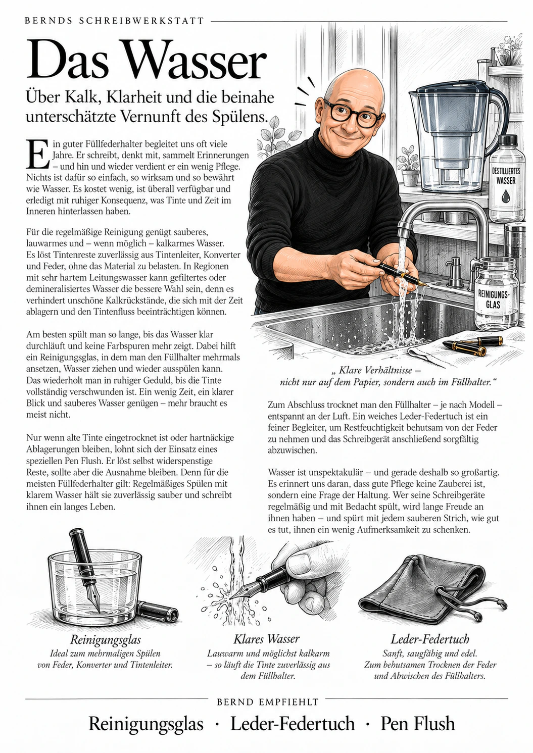 Bernds Schreibwerkstatt – Das Wasser