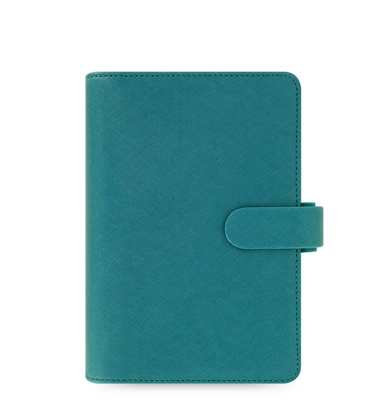 Filofax Saffiano Personal Organiser Aquamarine