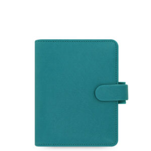 Filofax Saffiano Pocket Organiser Aquamarine – Frontansicht