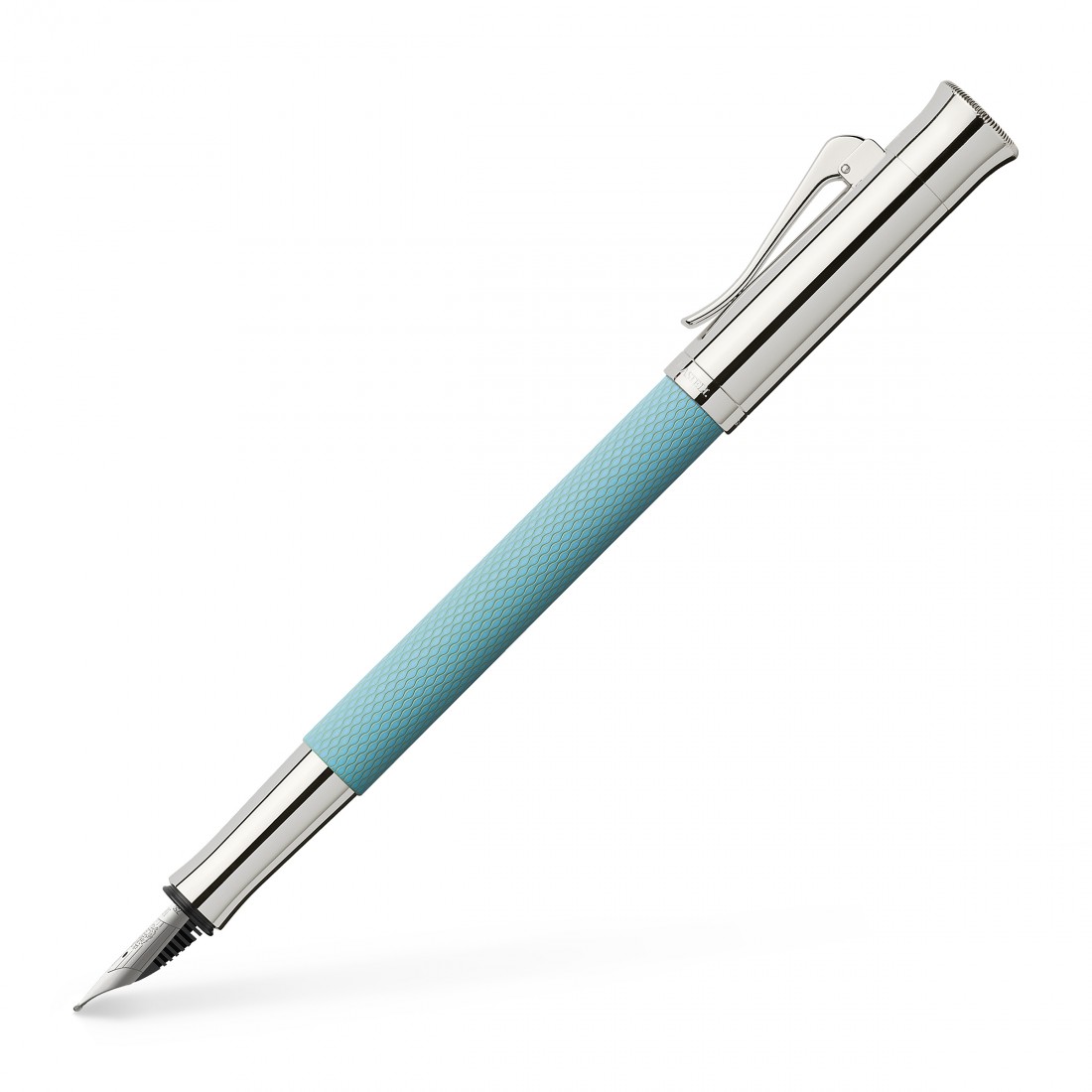 Guilloche Füllfederhalter Turquoise
