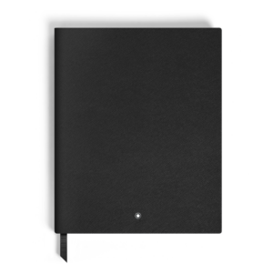 Montblanc Großes Notizbuch aus Sartorial Leder Schwarz blanko MB134733