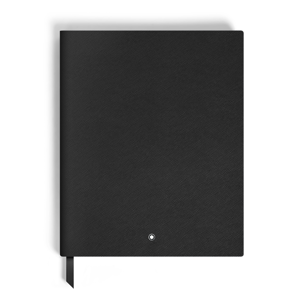 Montblanc Großes Notizbuch aus Sartorial Leder – Schwarz, blanko MB134733