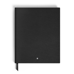 Montblanc Großes Notizbuch aus Sartorial Leder Schwarz liniert MB134732
