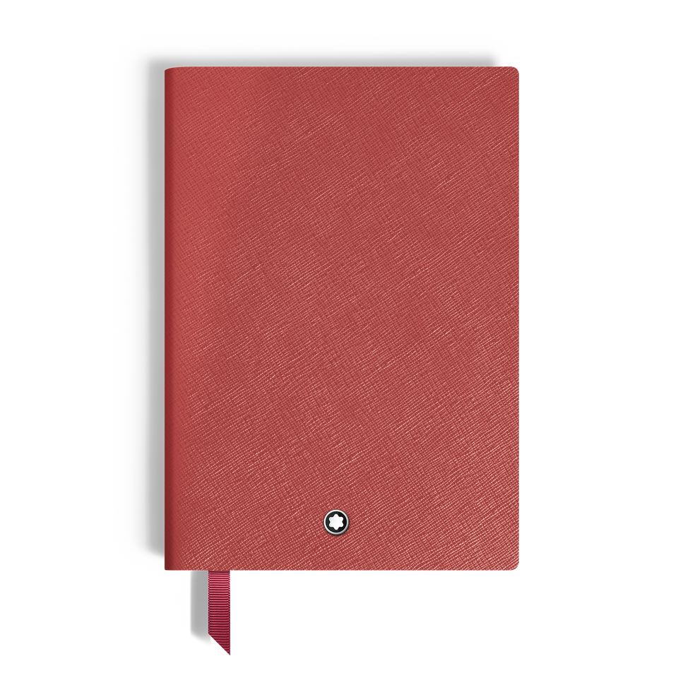 Montblanc Mittelgroßes Notizbuch aus Sartorial Leder – Rot, blanko MB134763