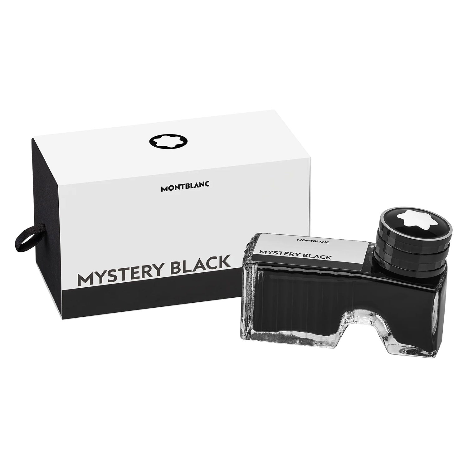 Montblanc Mystery Black Tintenfass 60 ml mit Verpackung