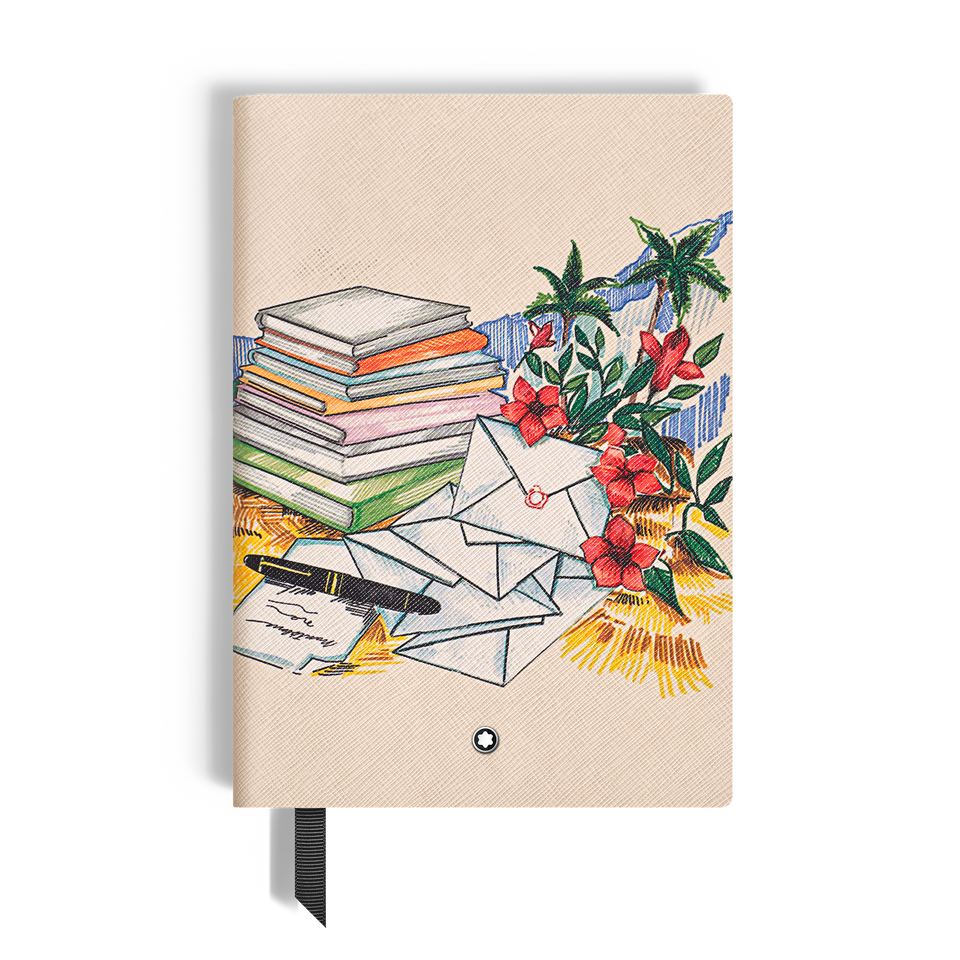 Montblanc Summer Capsule mittelgroßes Notizbuch aus Sartorial Leder MB223465