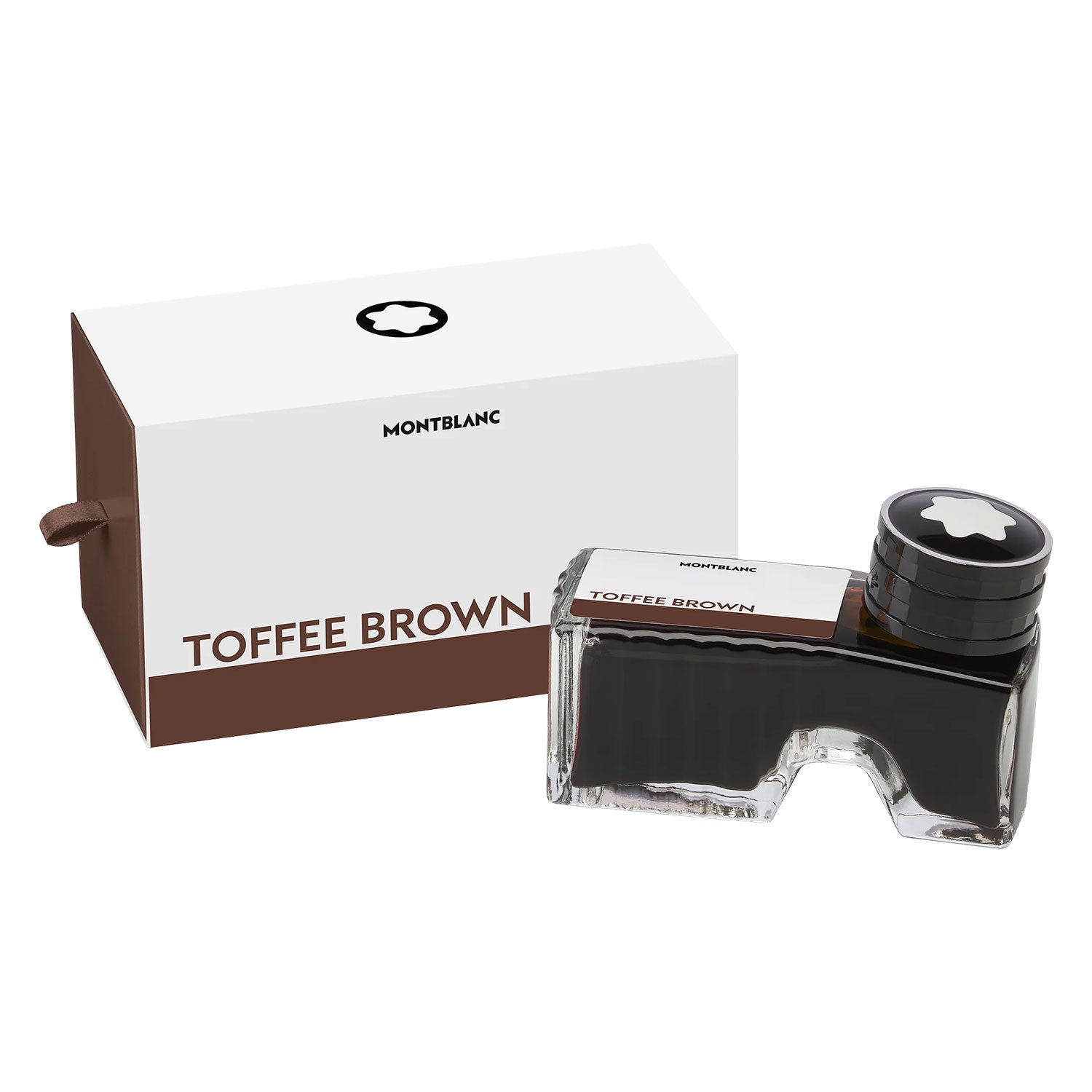 Montblanc Toffee Brown Tintenfass 60 ml mit Verpackung