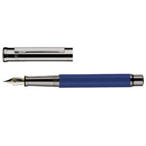 Otto Hutt design04 Füllfederhalter Blau Platin Glanz