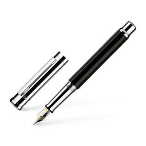 Otto Hutt design04 Füllfederhalter Schwarz Platin Glanz