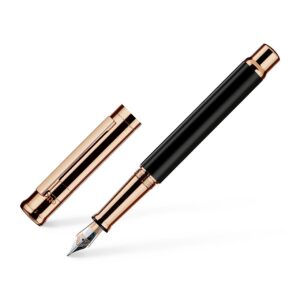 Otto Hutt design04 Füllfederhalter Schwarz Roségold Glanz