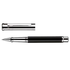 Otto Hutt design04 Tintenroller Schwarz Platin Glanz
