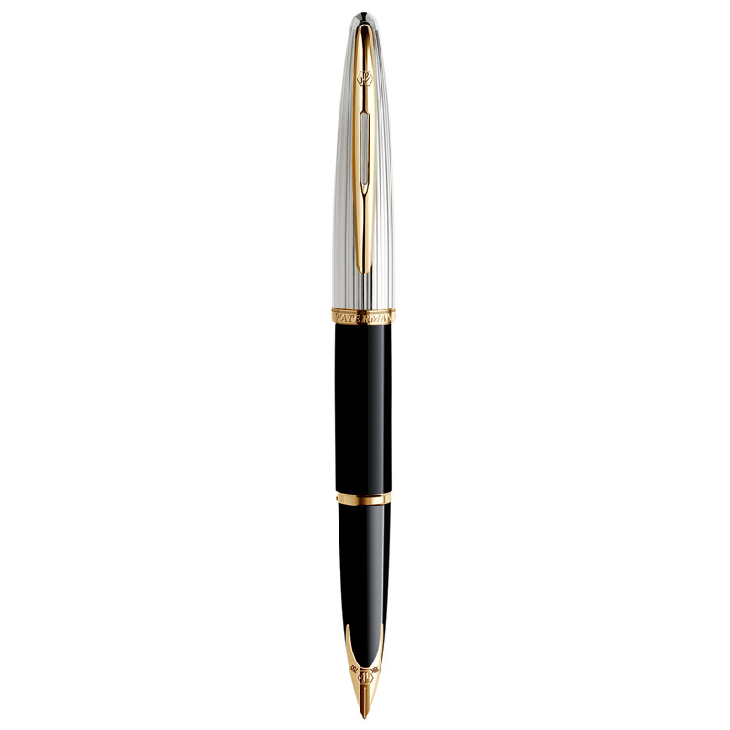 Waterman Carène Deluxe Füllfederhalter Schwarz Gold