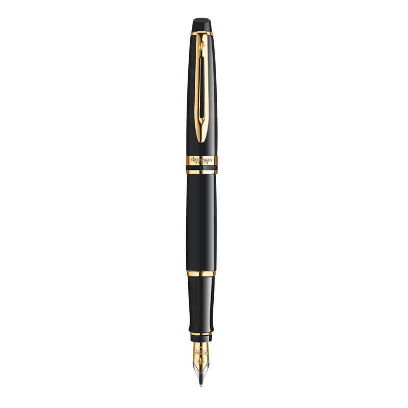 Waterman Expert Füllfederhalter Schwarz Gold